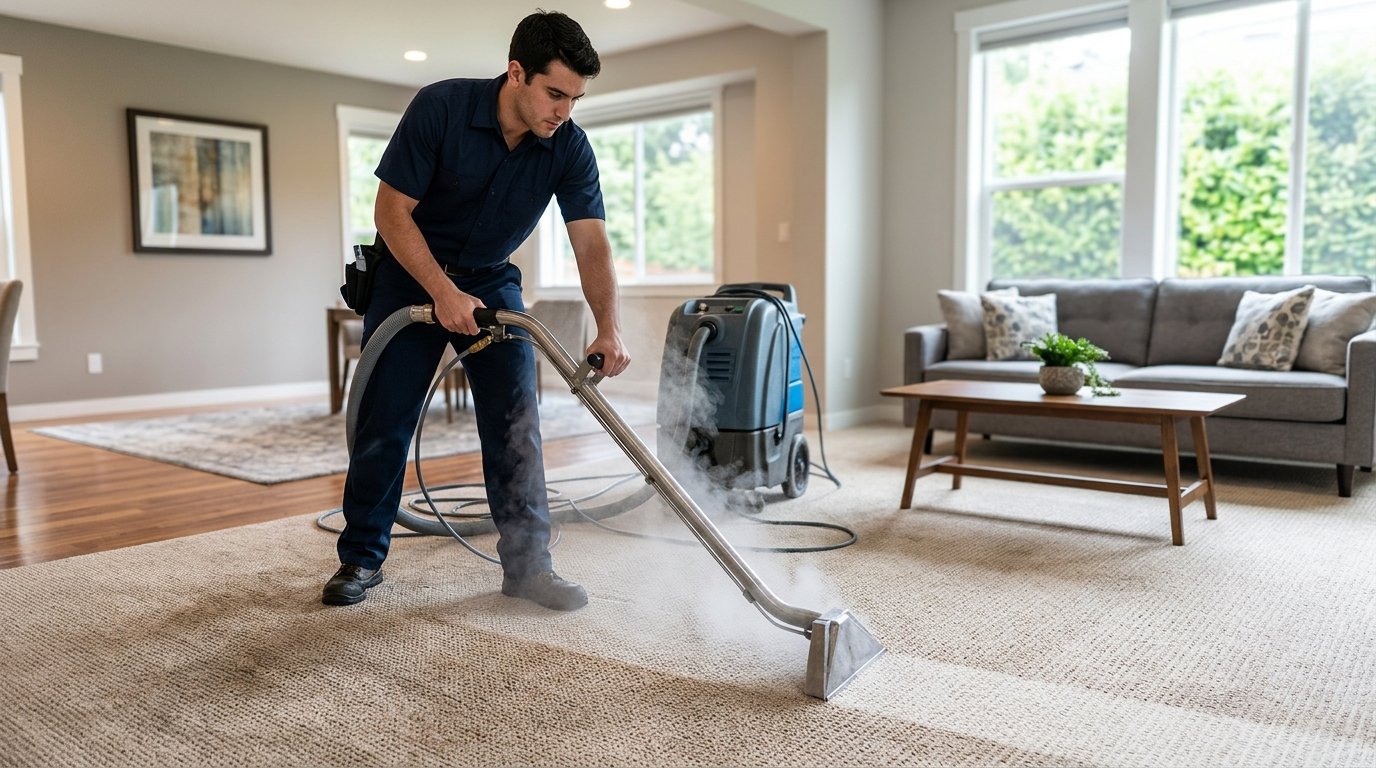 Machine extracteur-injecteur professionnelle pour moquettes et tapis à Lille